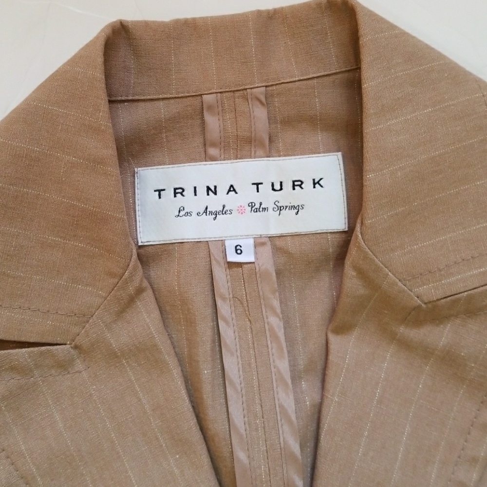 Trina turk blazer size 6 - Picture 2 of 7